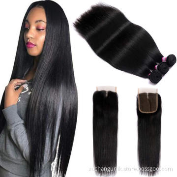Virgin Cuticle Aligned Hair Wholesale Unprocessed Raw Straight Human Hair Bundles Peruvian Hair Weave Bundles Cheap 10a Grade